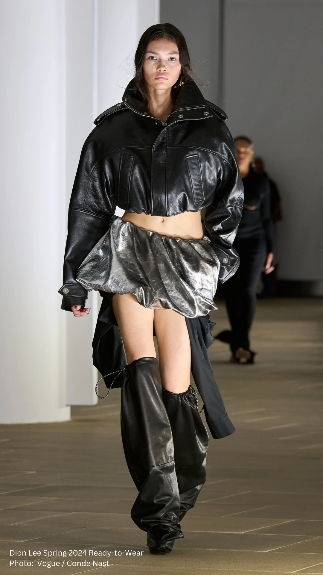 The Runway at Home:  Chrome, Leather and Luxe Edit