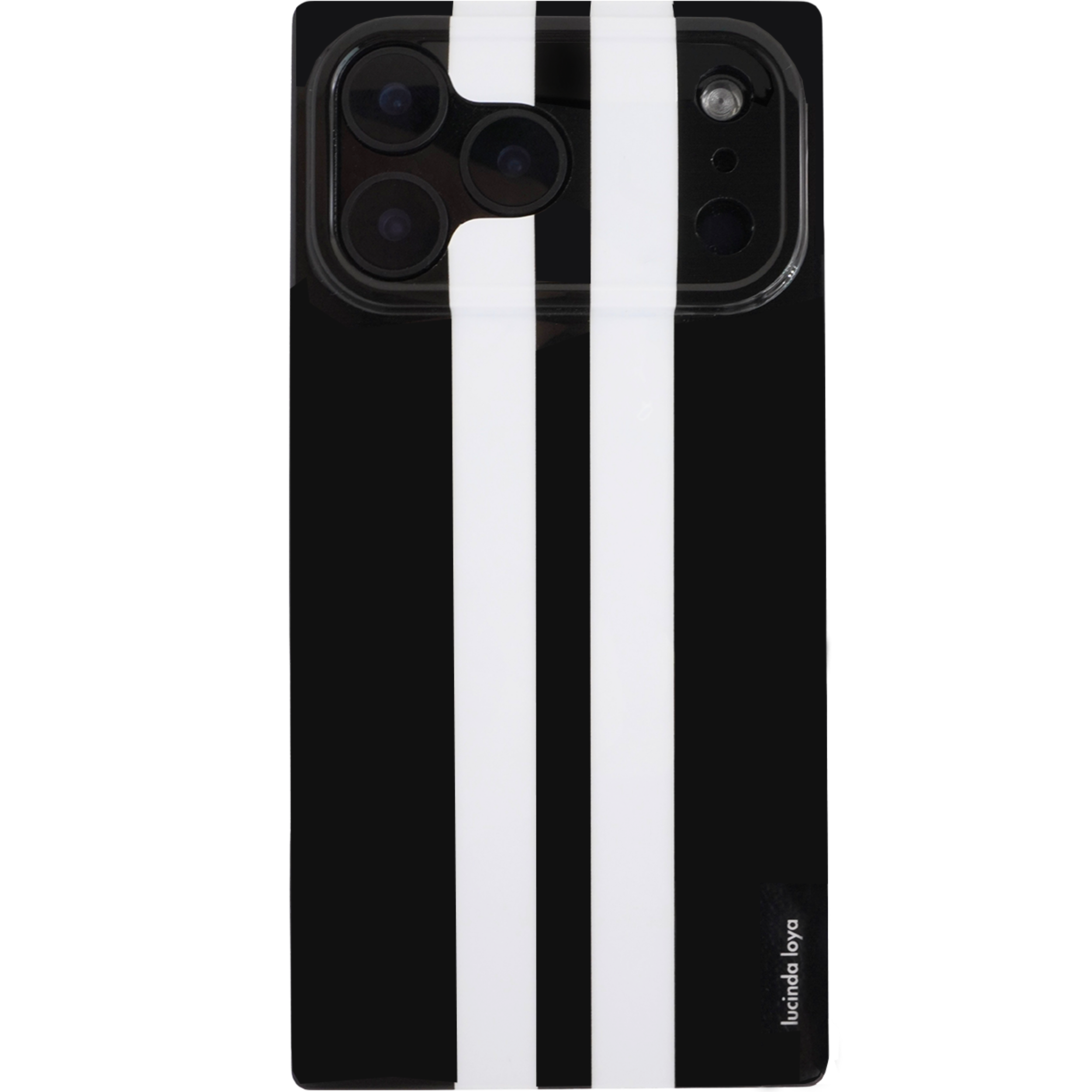 LLI Racing Stripe iPhone Case Black