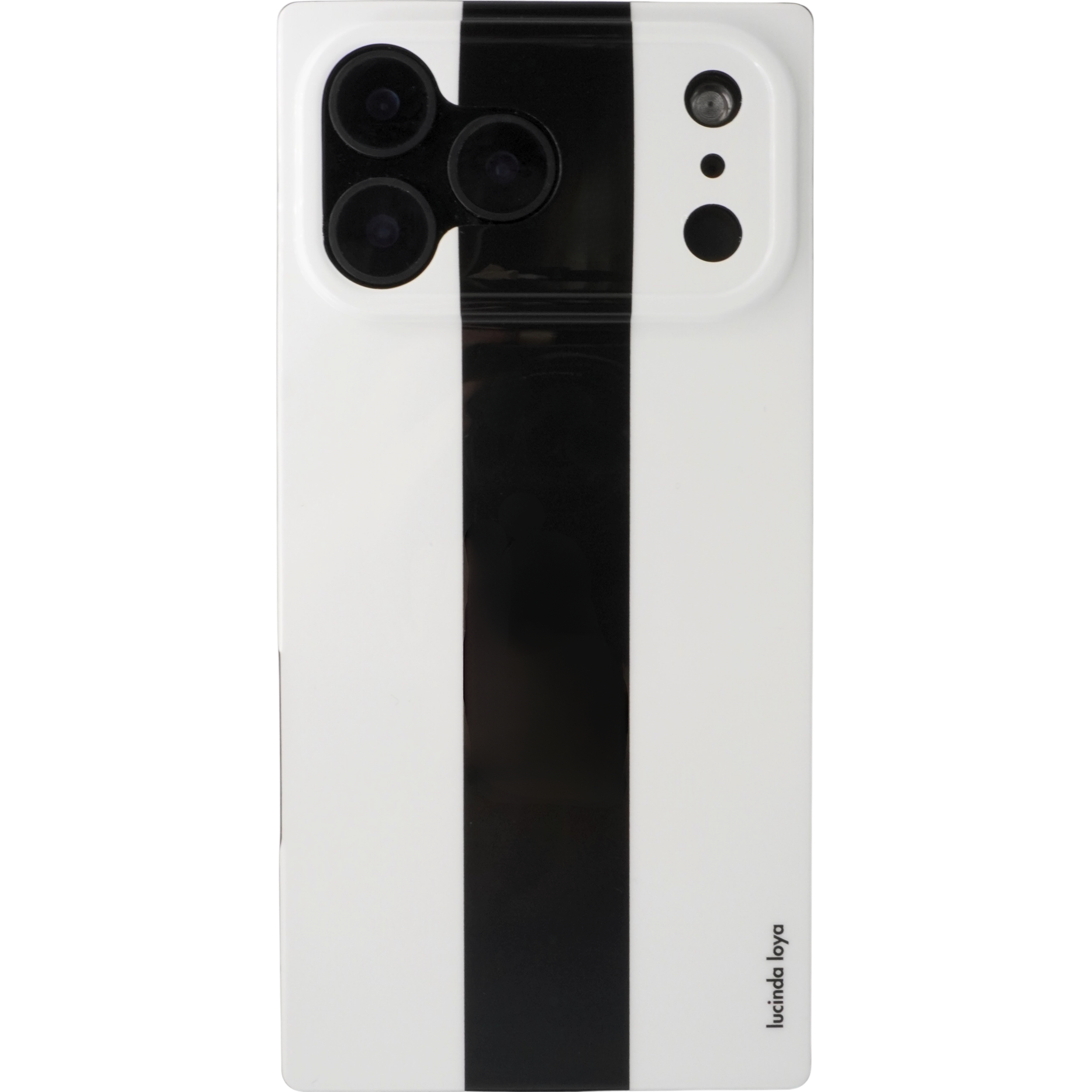 LLI Racing Stripe iPhone Case White