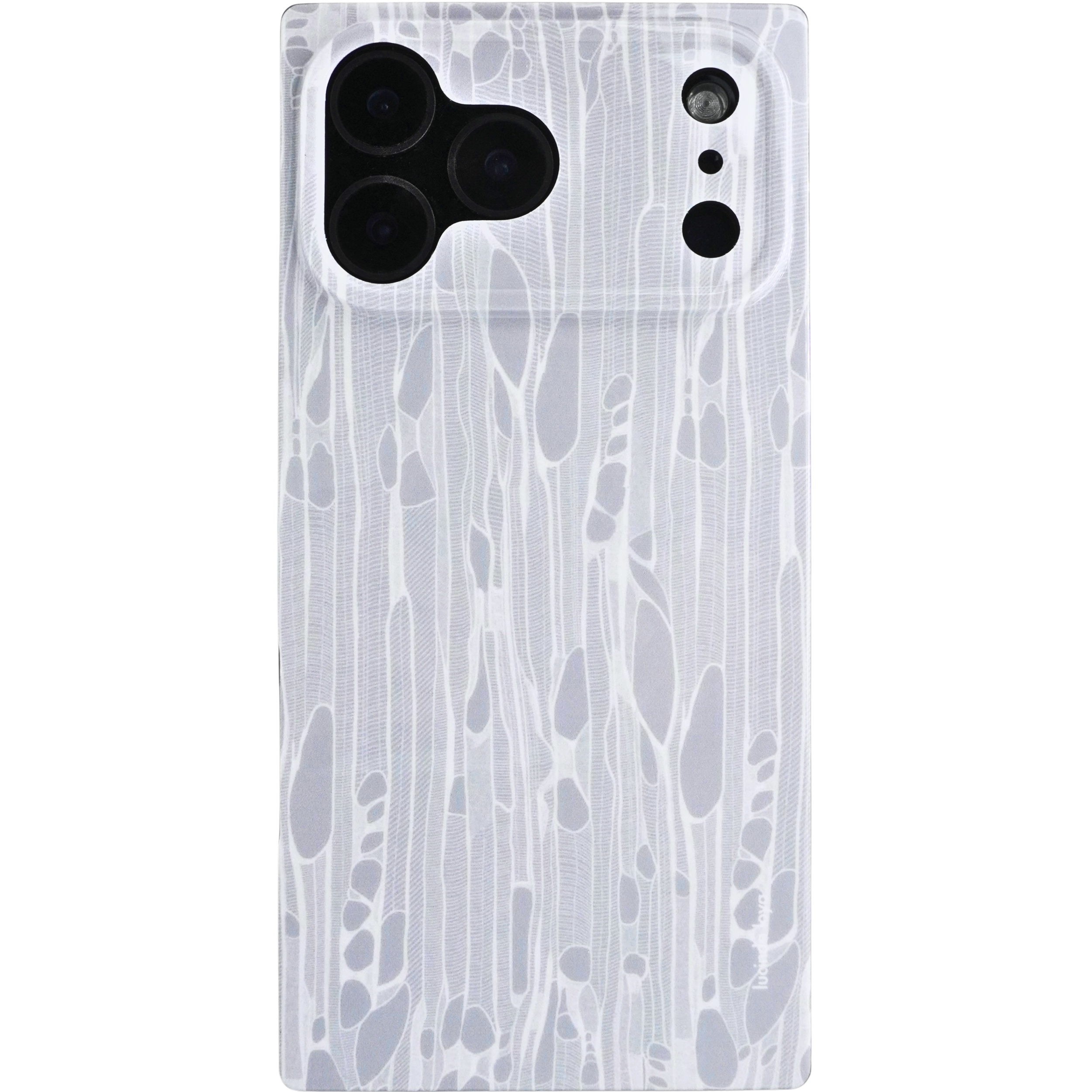 LLI Square Ripped iPhone Case - Ice